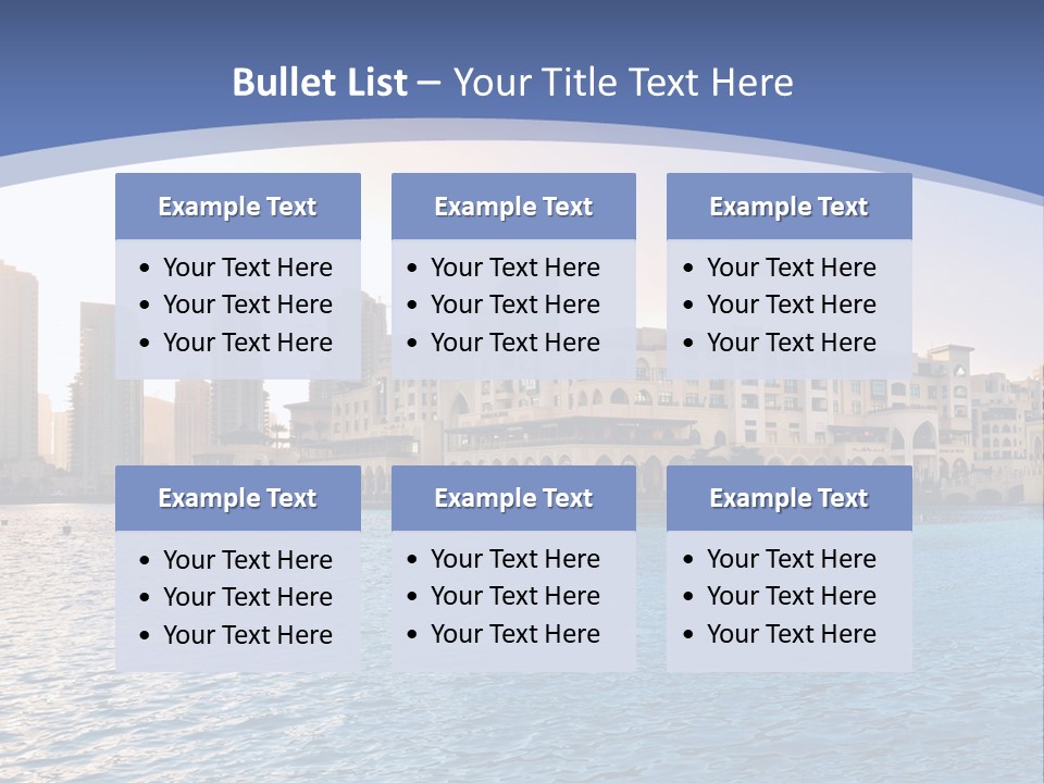 Architecture Arabic Outdoor PowerPoint Template