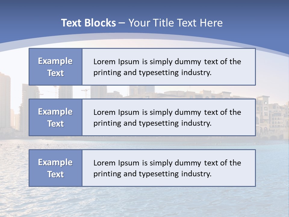 Architecture Arabic Outdoor PowerPoint Template