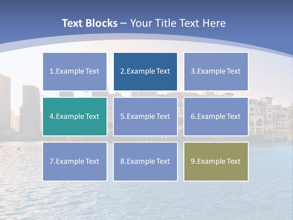 Architecture Arabic Outdoor PowerPoint Template