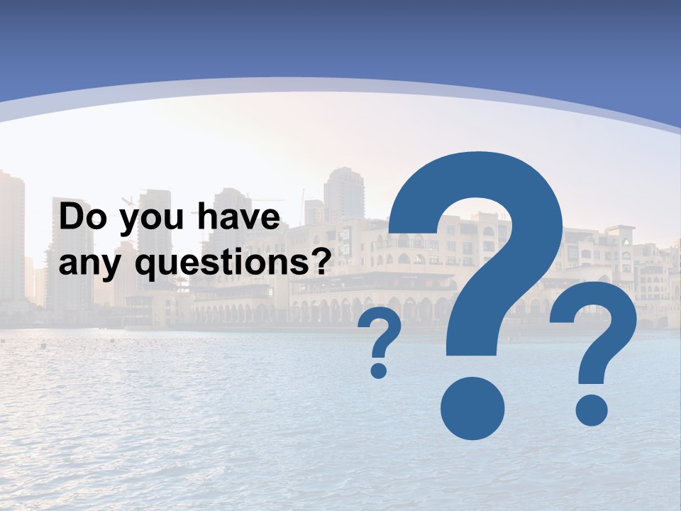 Architecture Arabic Outdoor PowerPoint Template