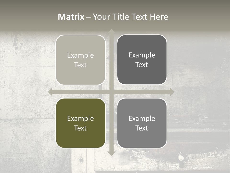 Decay Haunted Wood PowerPoint Template