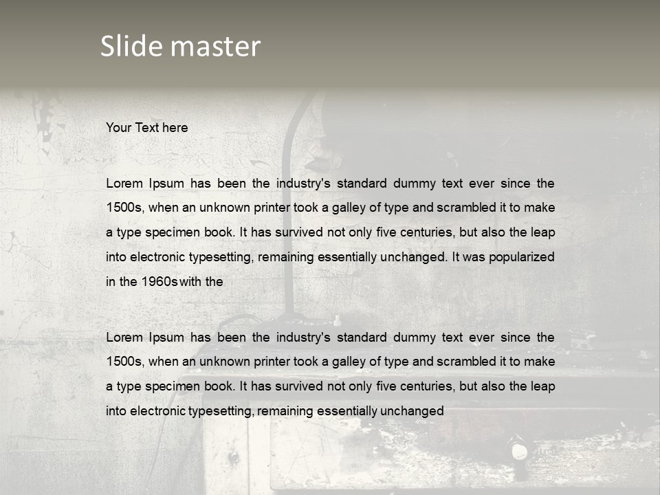 Decay Haunted Wood PowerPoint Template