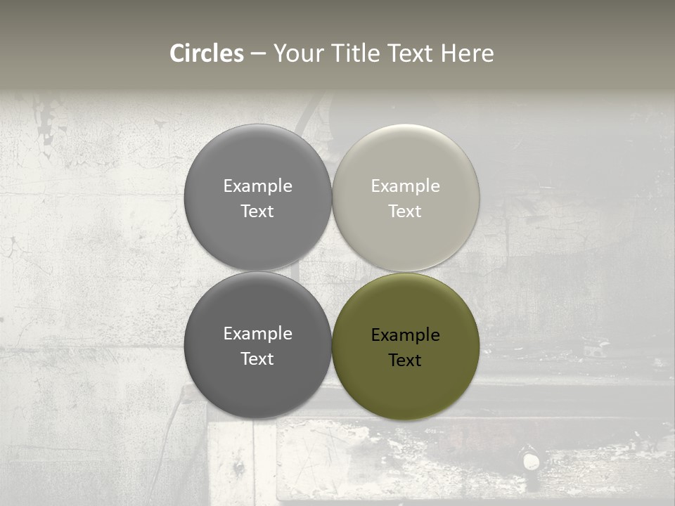 Decay Haunted Wood PowerPoint Template