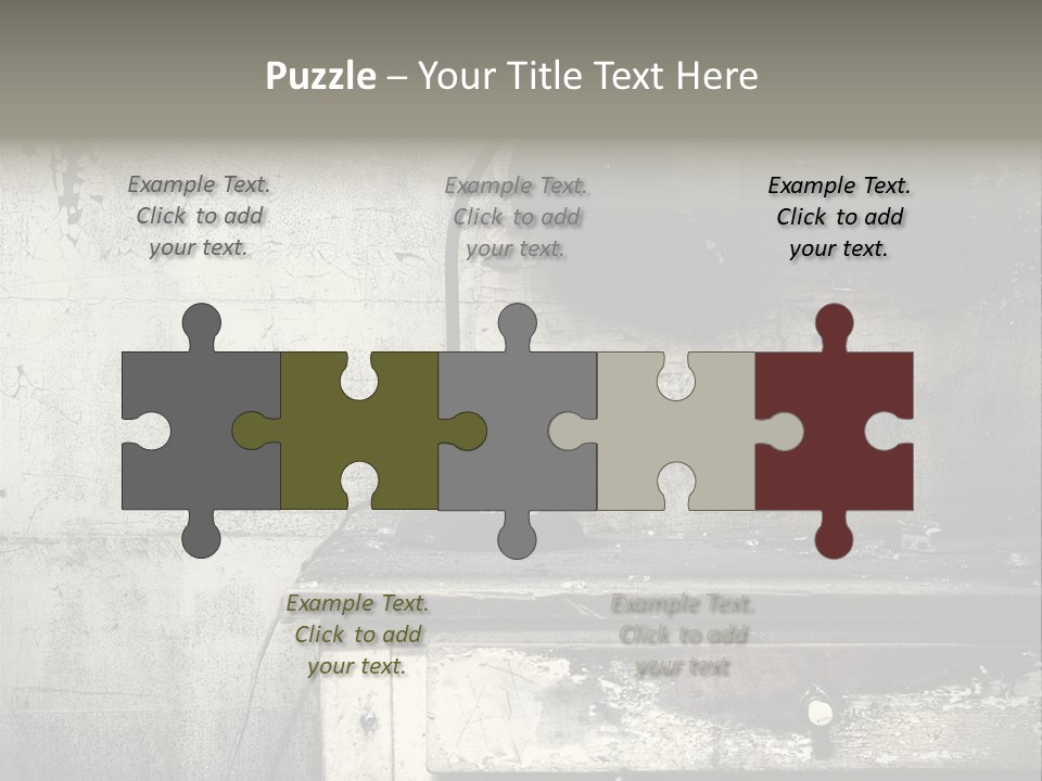 Decay Haunted Wood PowerPoint Template