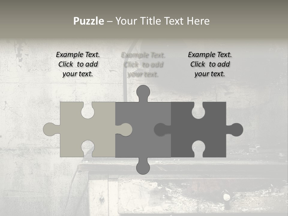 Decay Haunted Wood PowerPoint Template