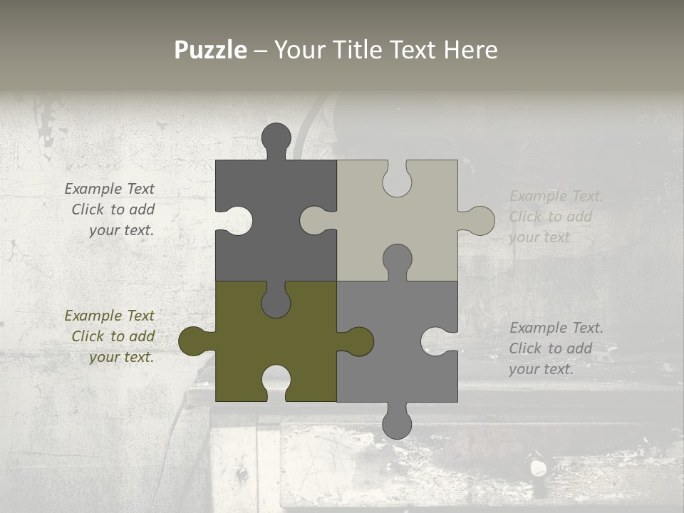 Decay Haunted Wood PowerPoint Template