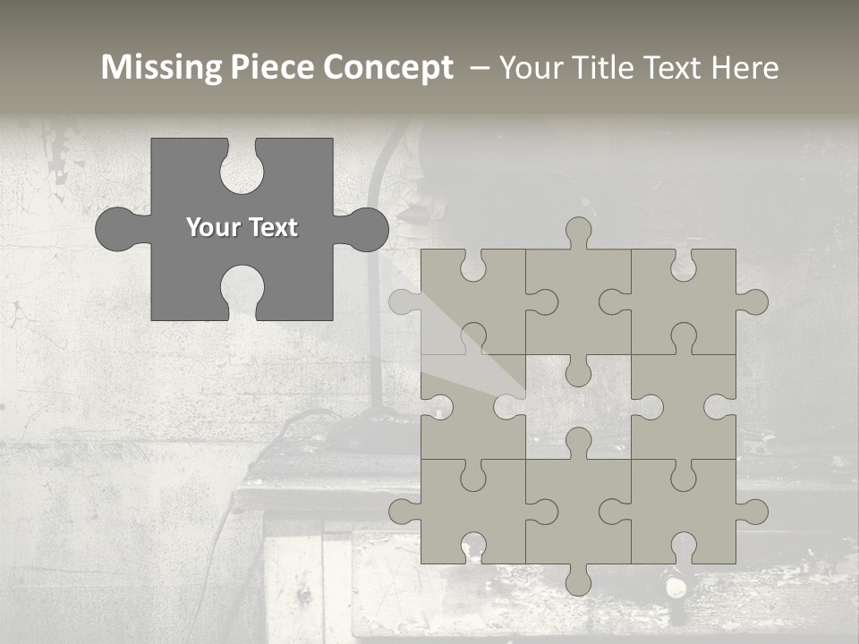 Decay Haunted Wood PowerPoint Template