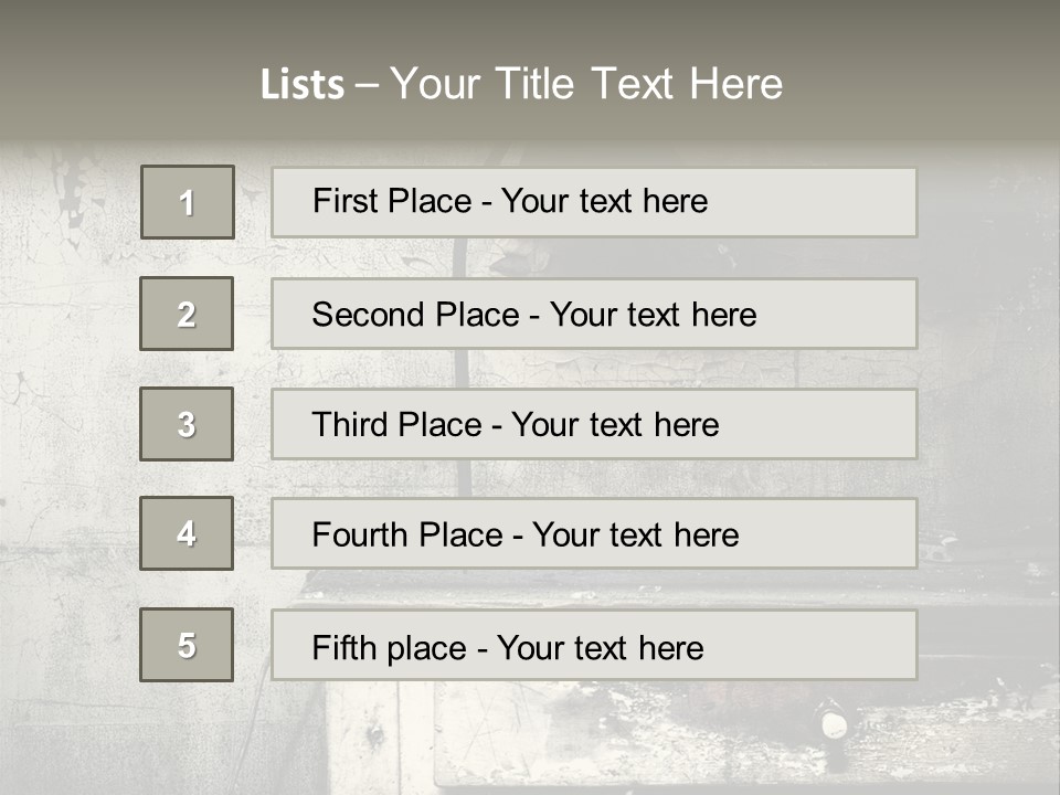 Decay Haunted Wood PowerPoint Template
