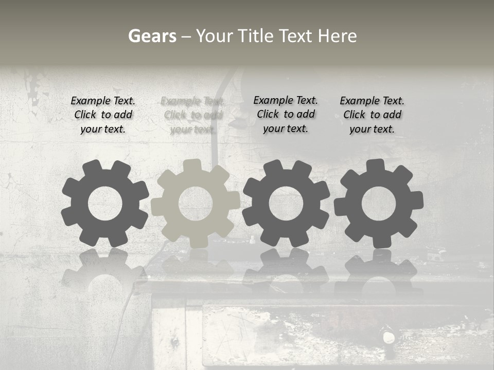 Decay Haunted Wood PowerPoint Template