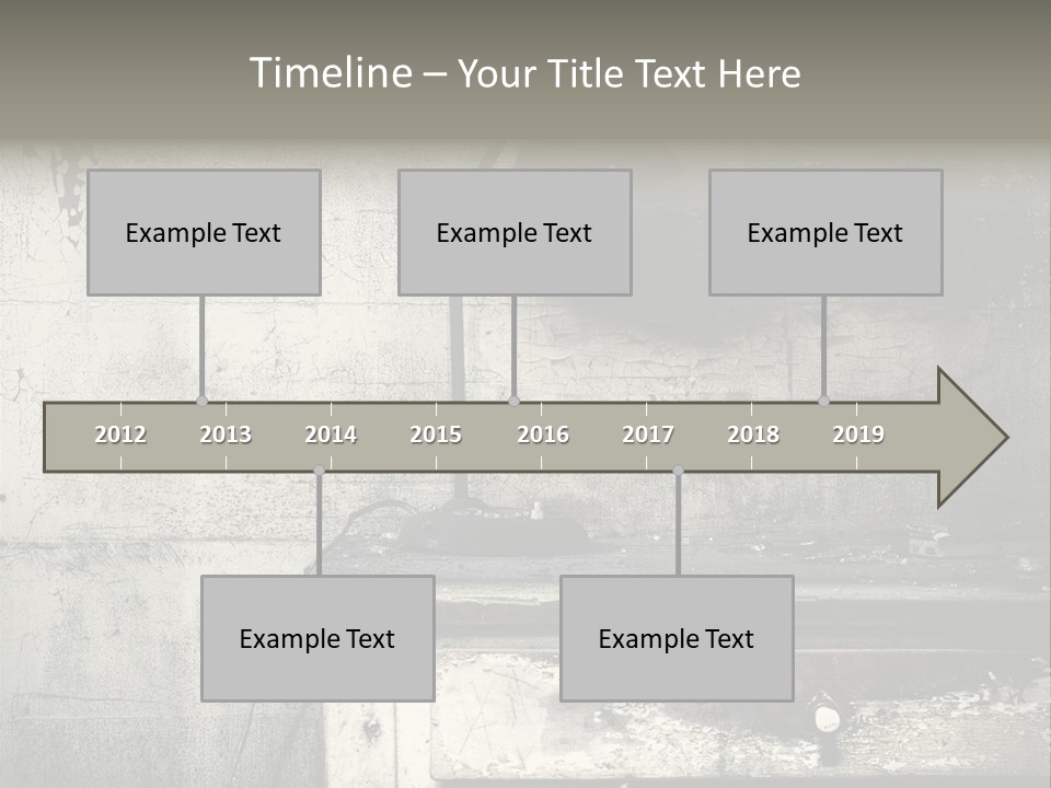 Decay Haunted Wood PowerPoint Template