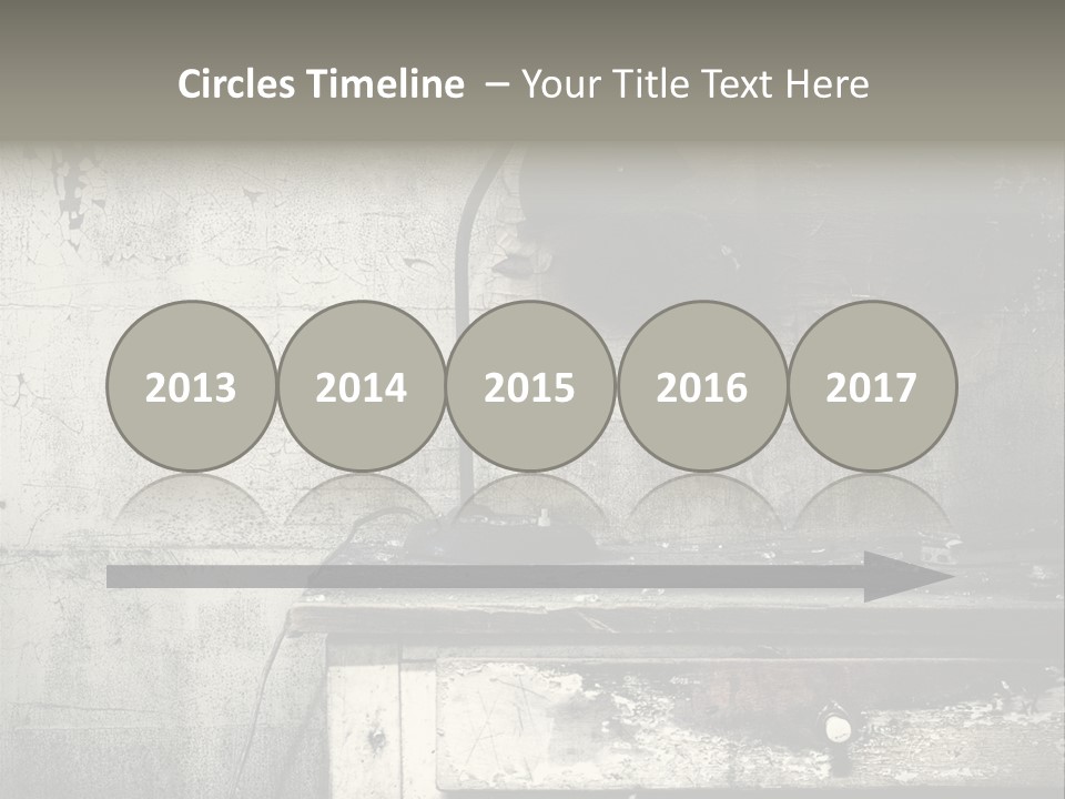 Decay Haunted Wood PowerPoint Template