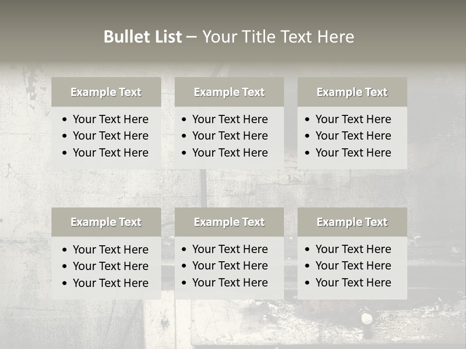Decay Haunted Wood PowerPoint Template
