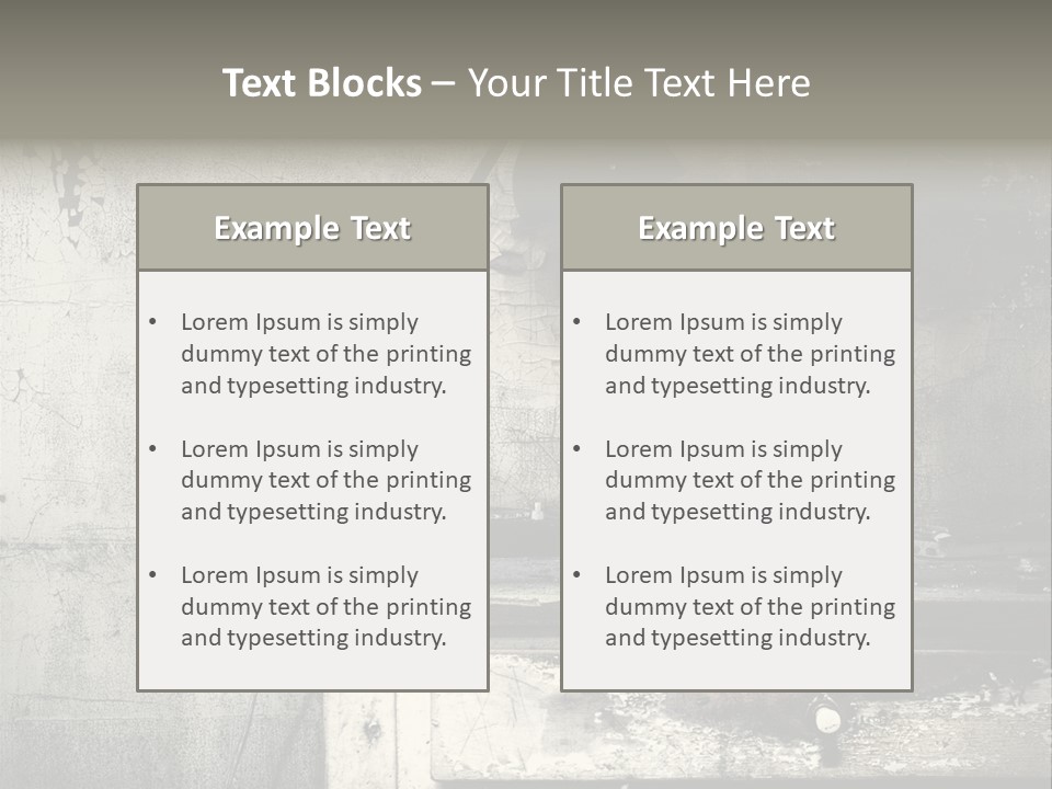 Decay Haunted Wood PowerPoint Template