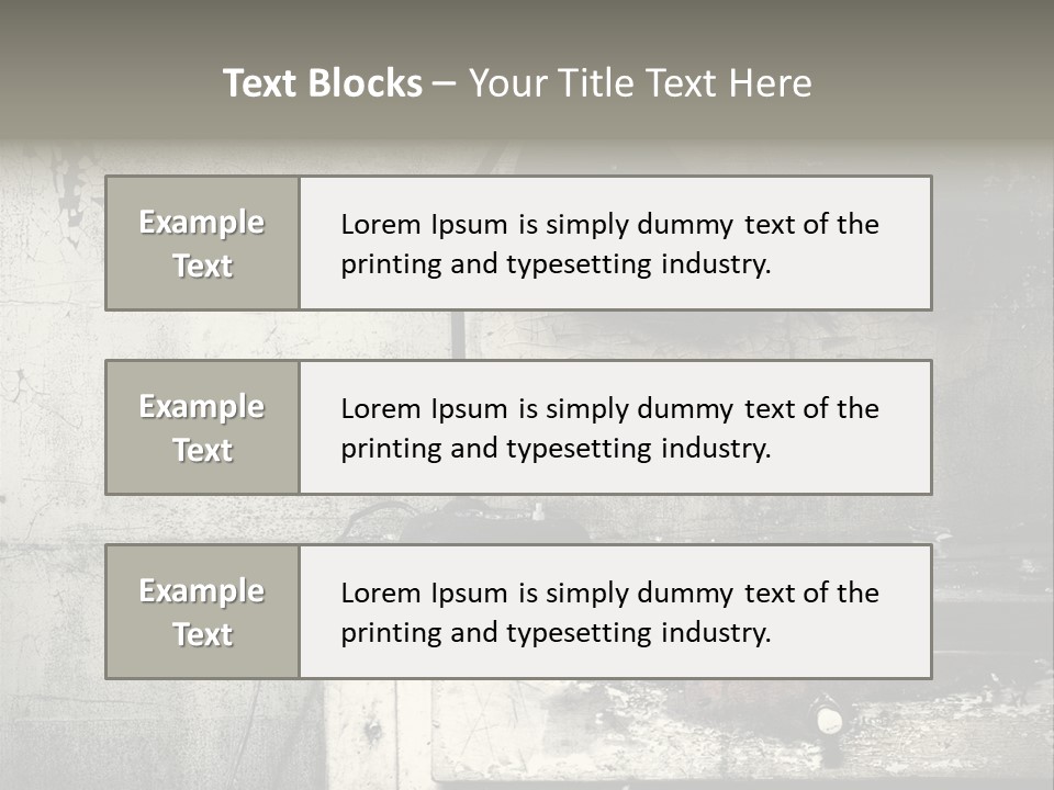 Decay Haunted Wood PowerPoint Template