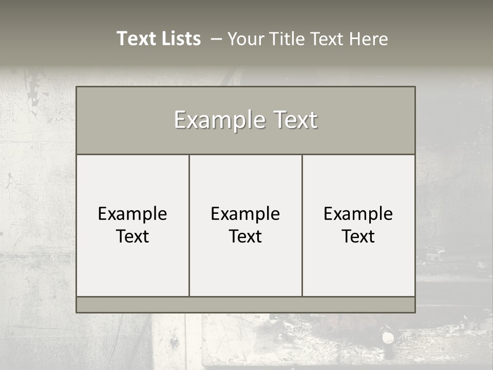 Decay Haunted Wood PowerPoint Template