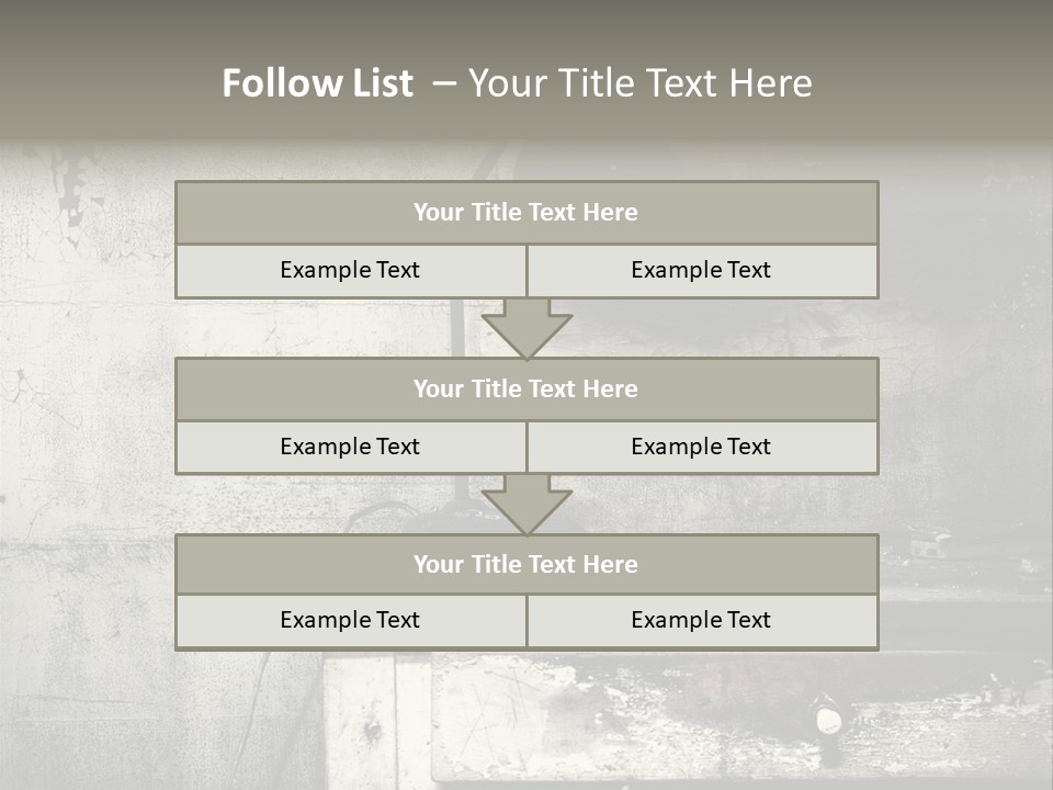Decay Haunted Wood PowerPoint Template