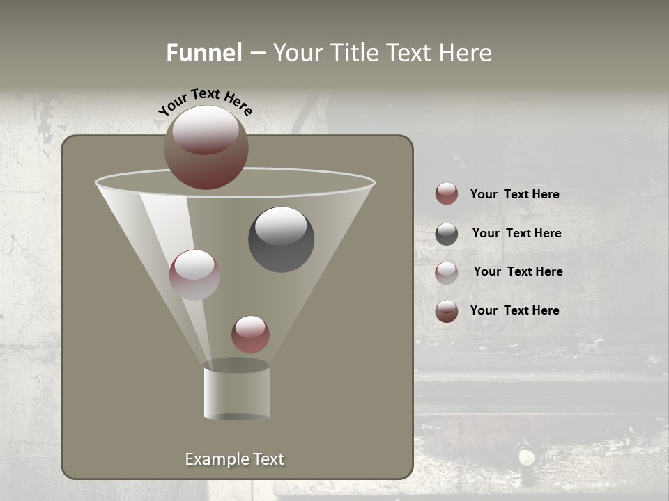 Decay Haunted Wood PowerPoint Template