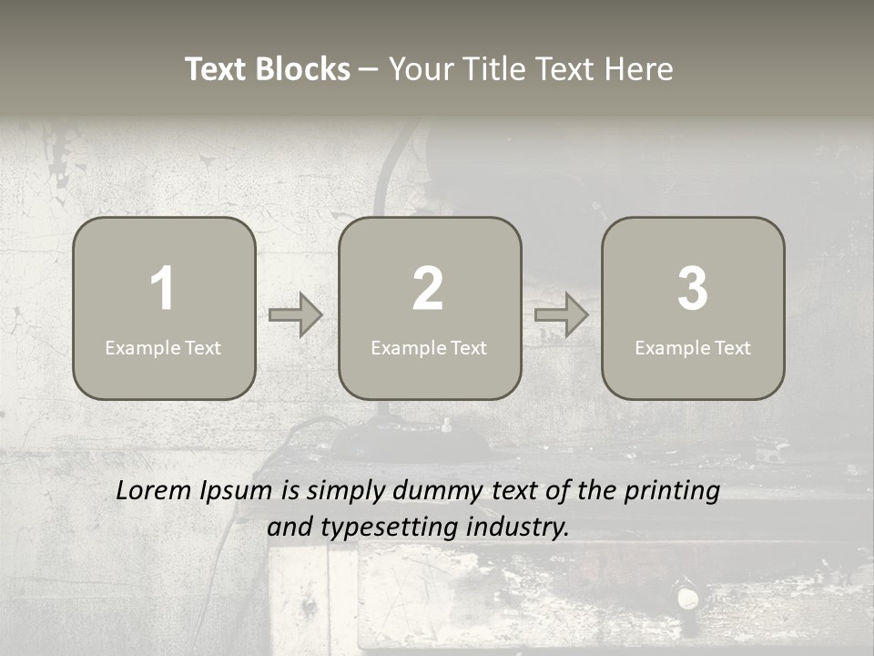 Decay Haunted Wood PowerPoint Template