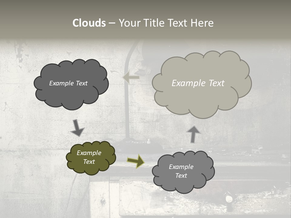 Decay Haunted Wood PowerPoint Template