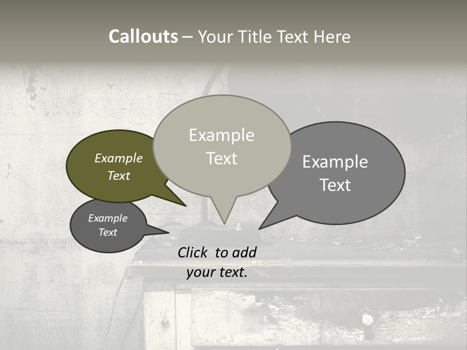 Decay Haunted Wood PowerPoint Template