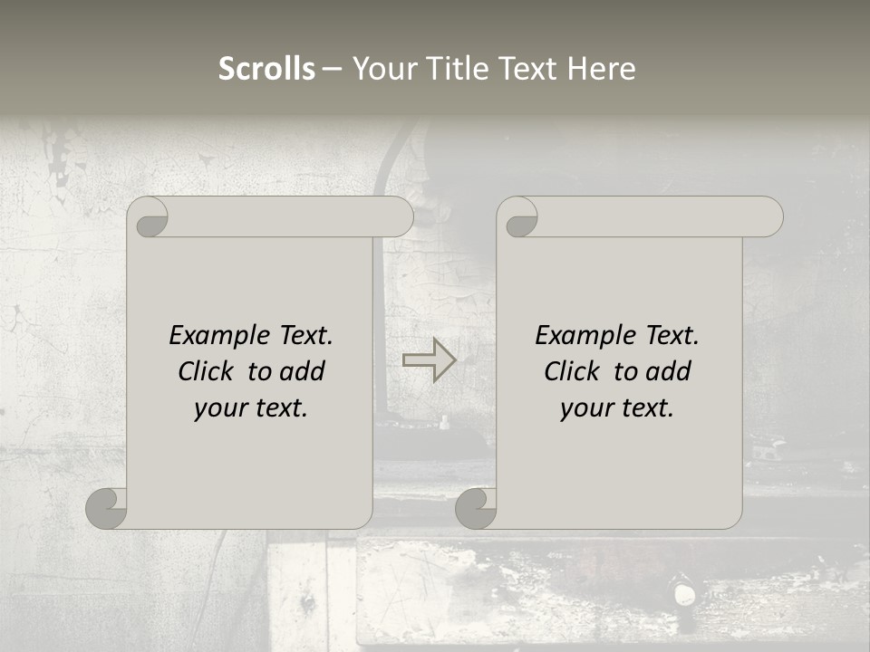 Decay Haunted Wood PowerPoint Template