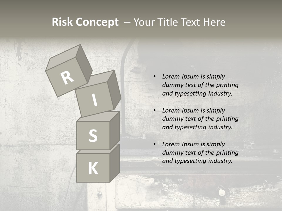 Decay Haunted Wood PowerPoint Template