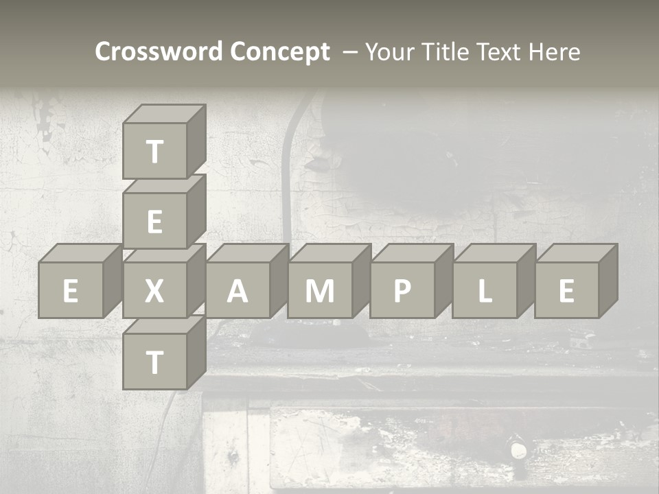 Decay Haunted Wood PowerPoint Template