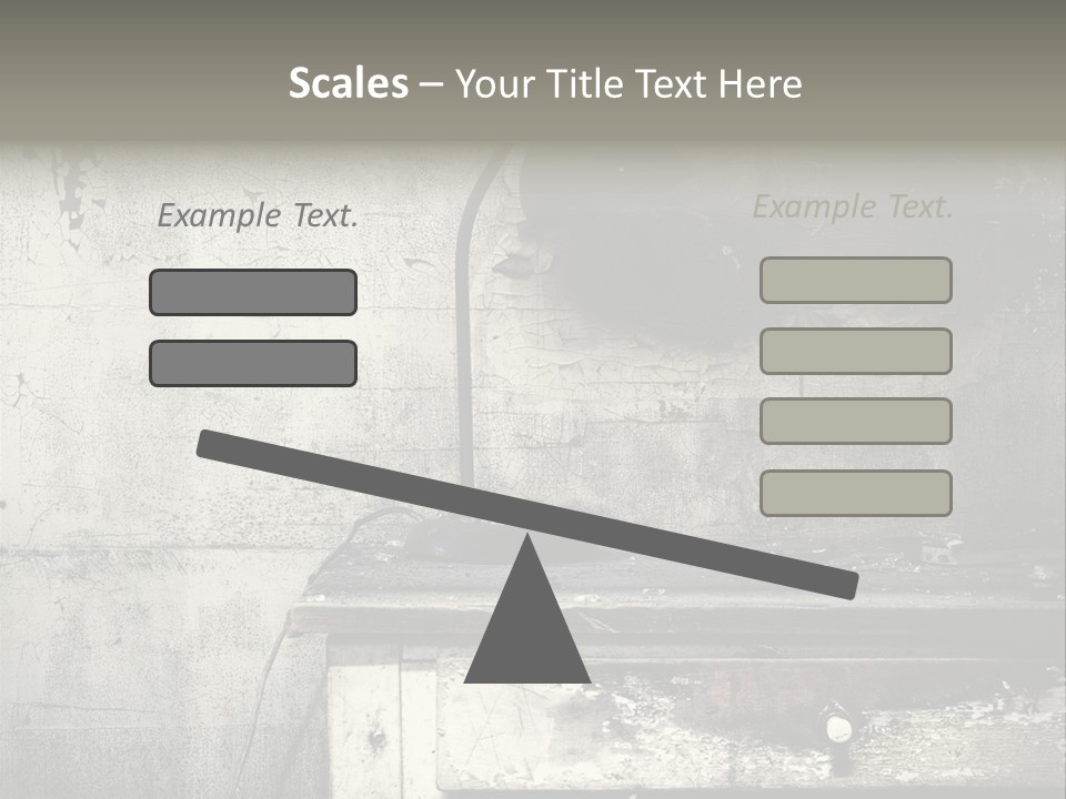 Decay Haunted Wood PowerPoint Template