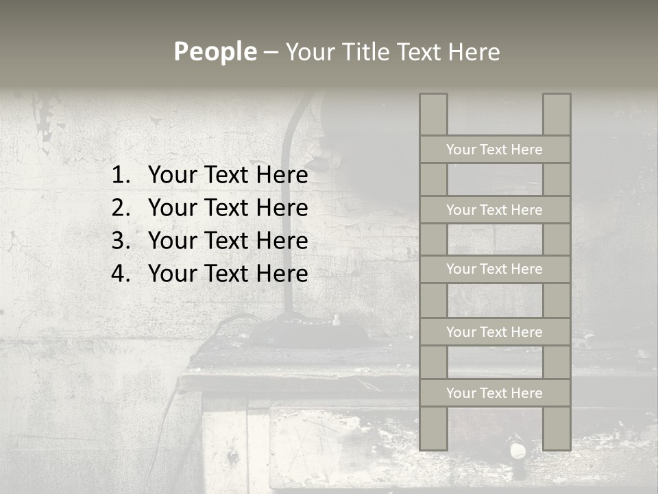 Decay Haunted Wood PowerPoint Template