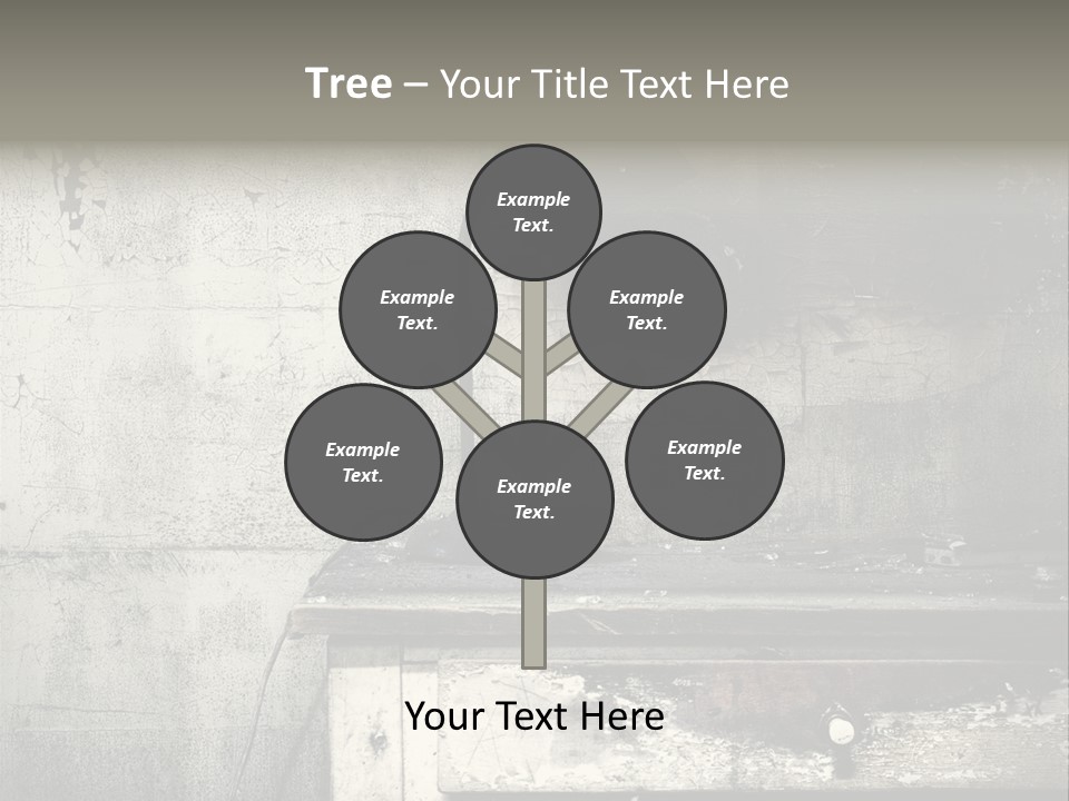 Decay Haunted Wood PowerPoint Template