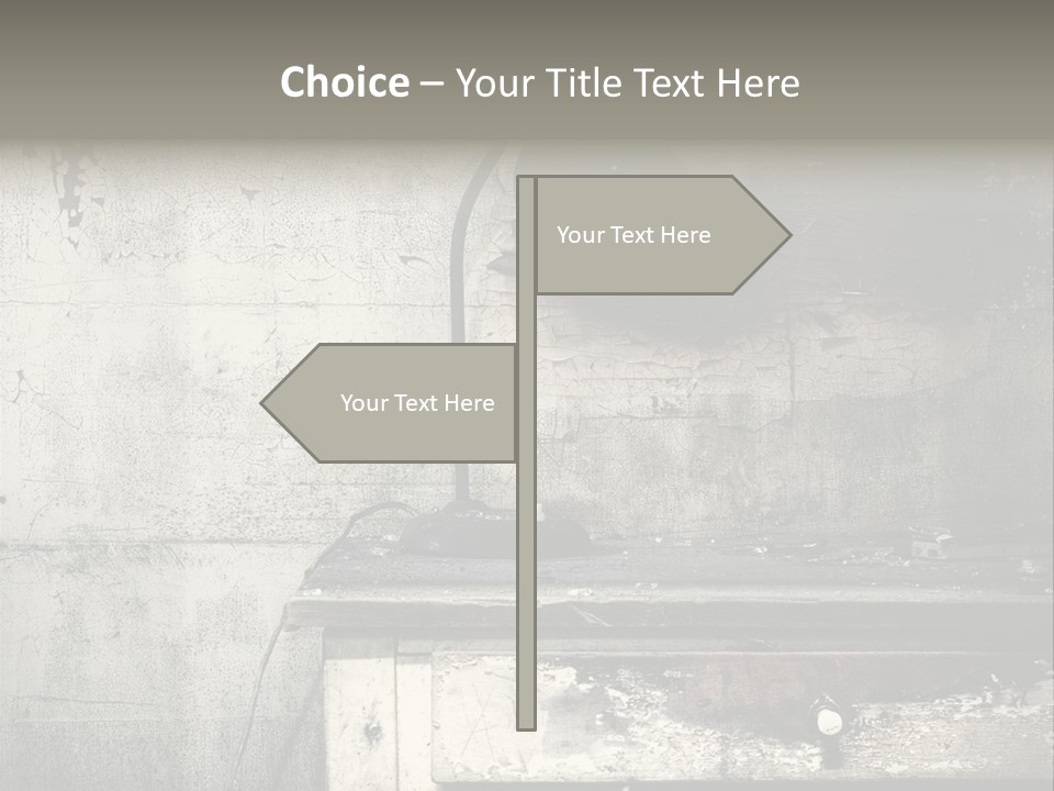 Decay Haunted Wood PowerPoint Template