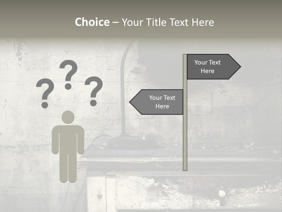 Decay Haunted Wood PowerPoint Template