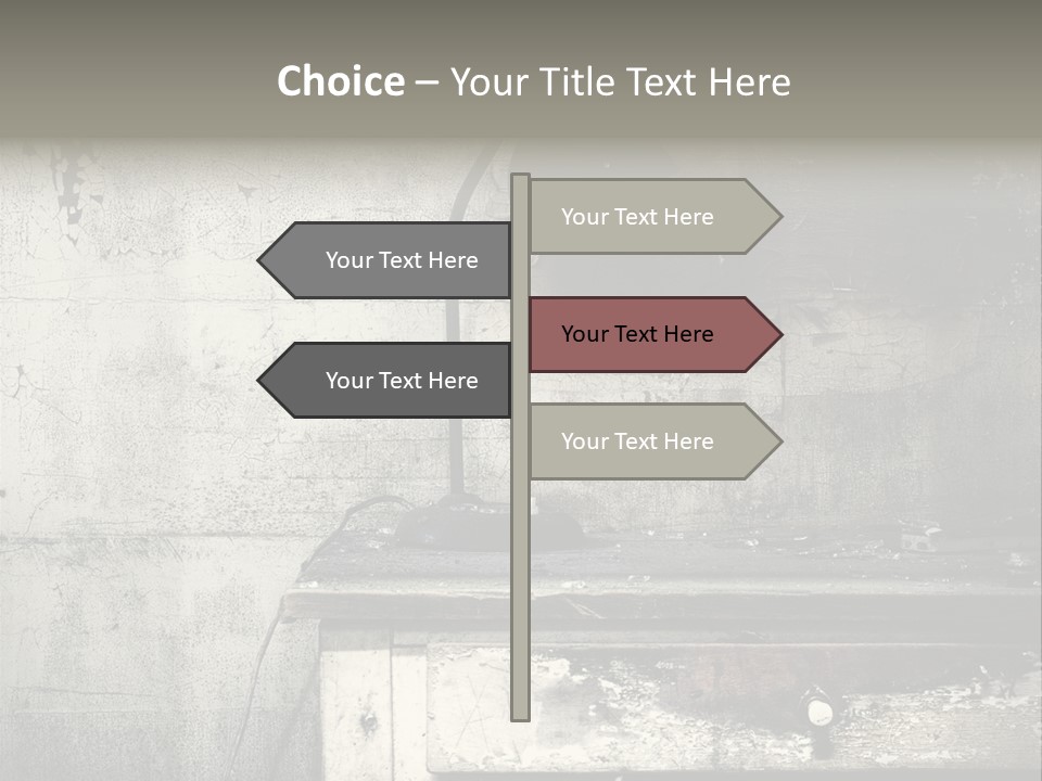 Decay Haunted Wood PowerPoint Template
