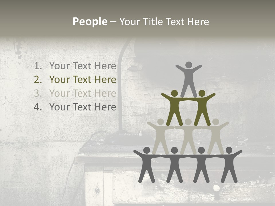 Decay Haunted Wood PowerPoint Template