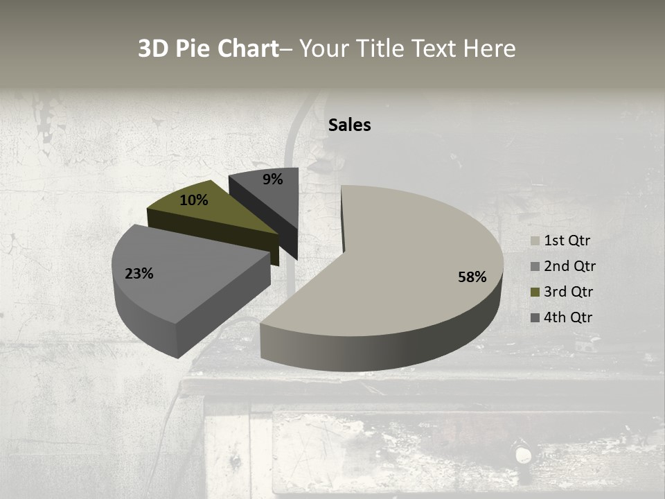 Decay Haunted Wood PowerPoint Template