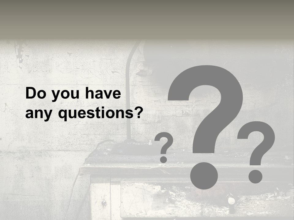 Decay Haunted Wood PowerPoint Template