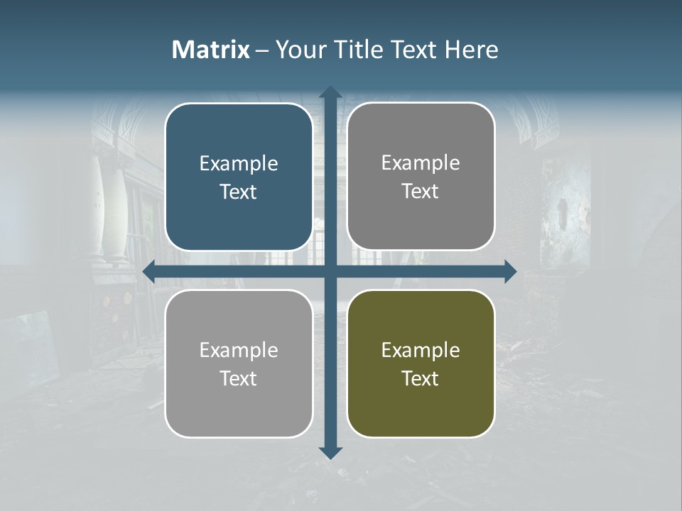 Vintage Broken Surreal PowerPoint Template