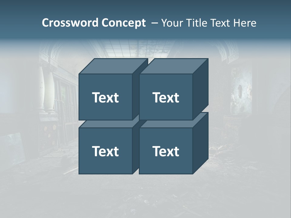 Vintage Broken Surreal PowerPoint Template