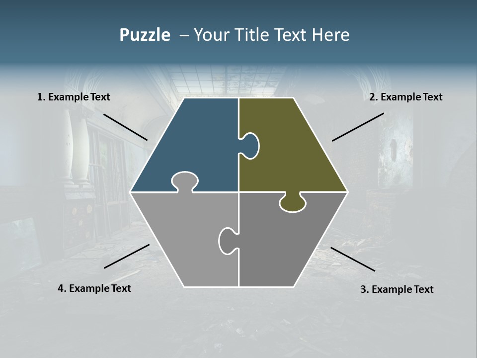 Vintage Broken Surreal PowerPoint Template