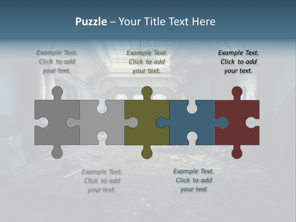 Vintage Broken Surreal PowerPoint Template