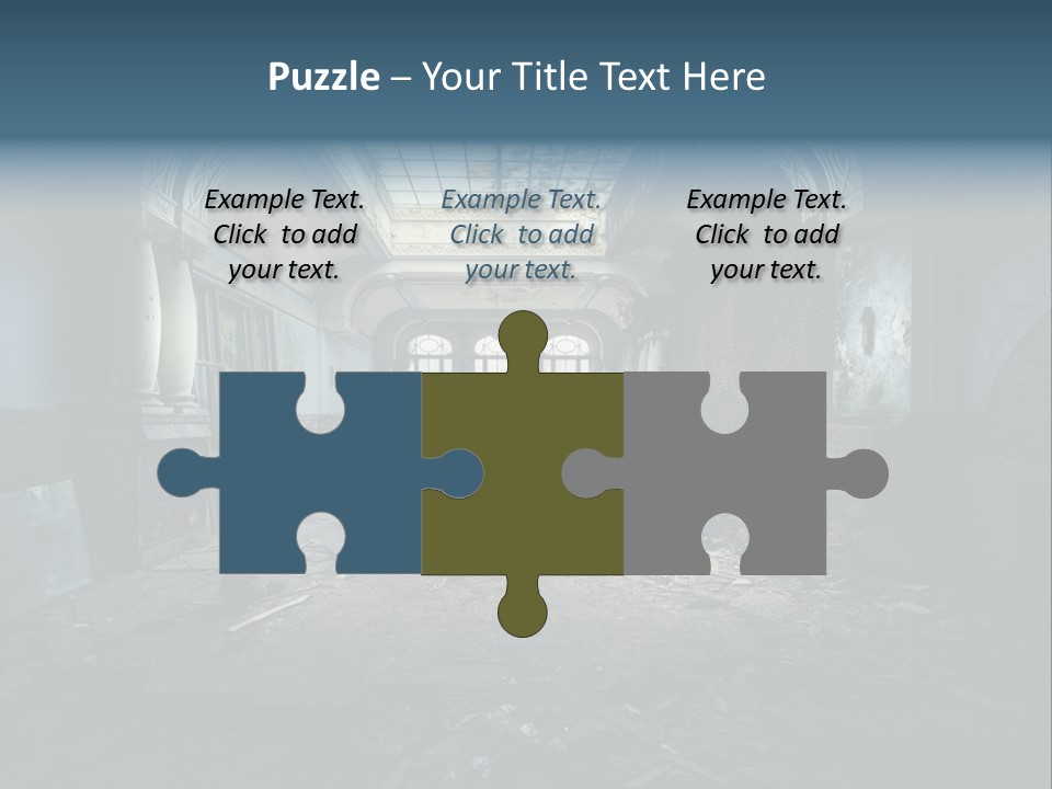 Vintage Broken Surreal PowerPoint Template