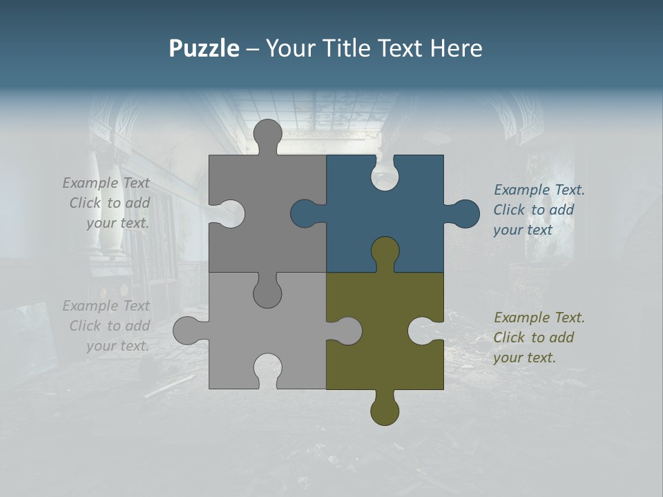 Vintage Broken Surreal PowerPoint Template