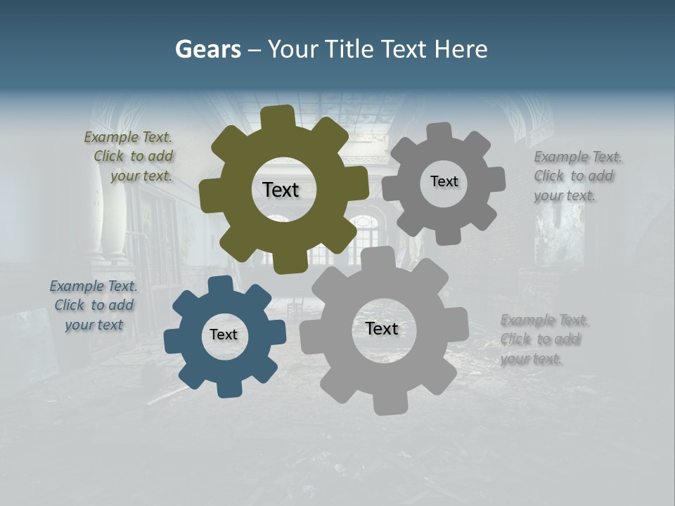 Vintage Broken Surreal PowerPoint Template