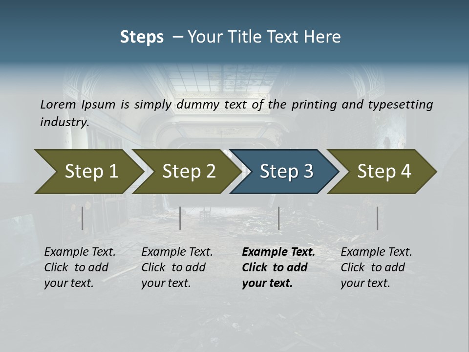 Vintage Broken Surreal PowerPoint Template