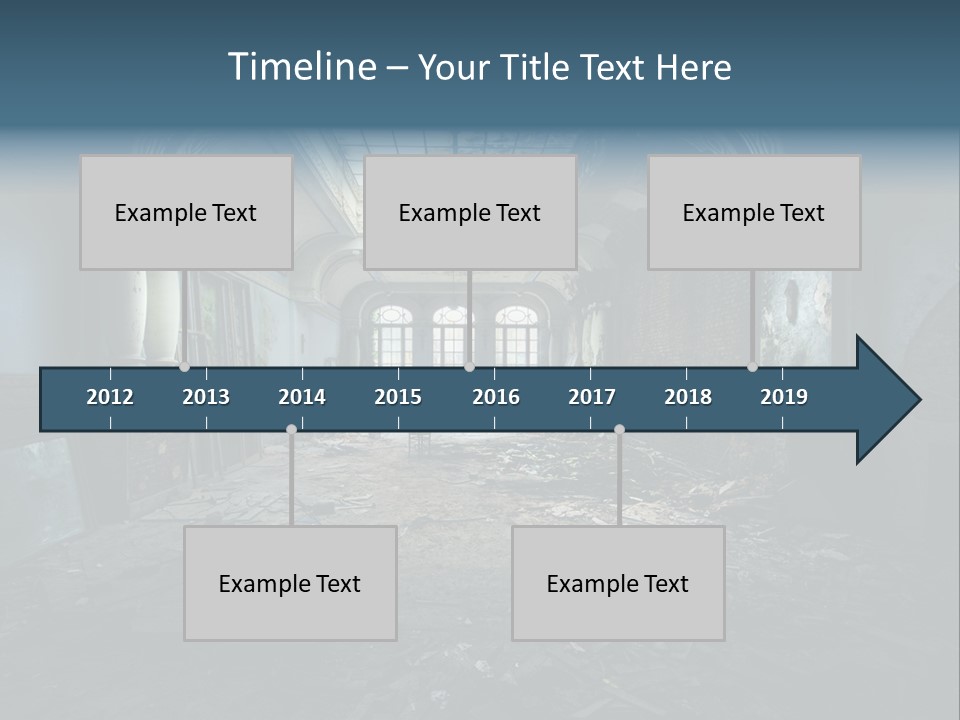 Vintage Broken Surreal PowerPoint Template