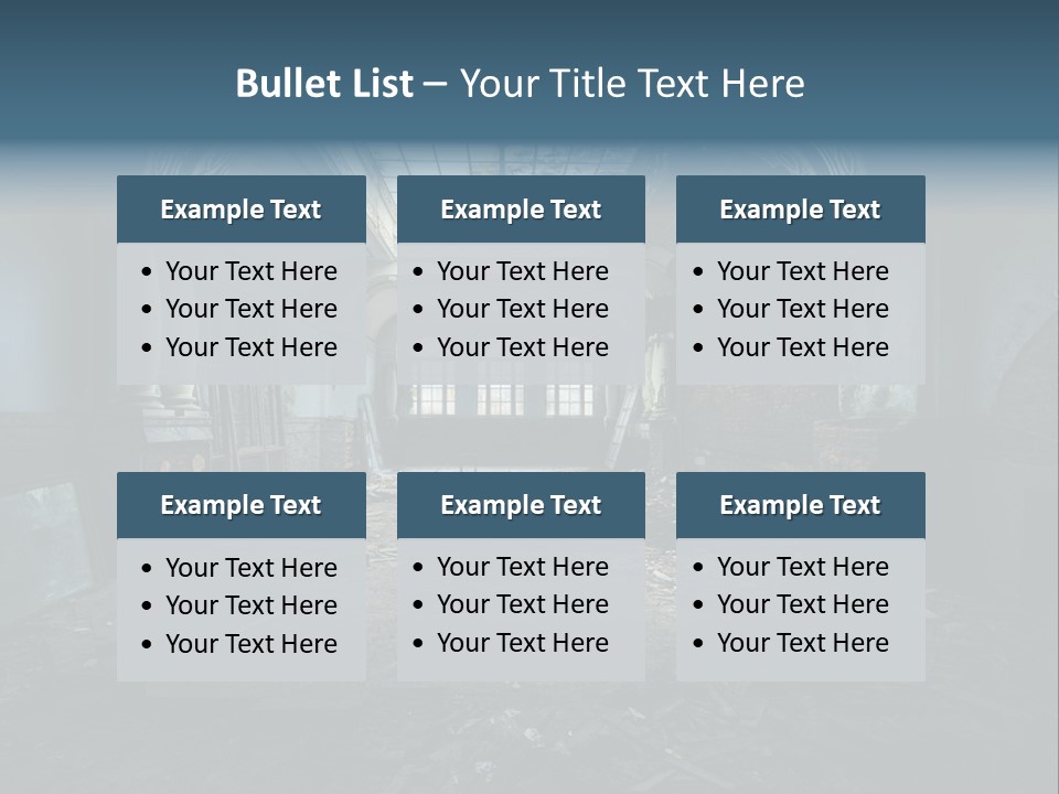 Vintage Broken Surreal PowerPoint Template