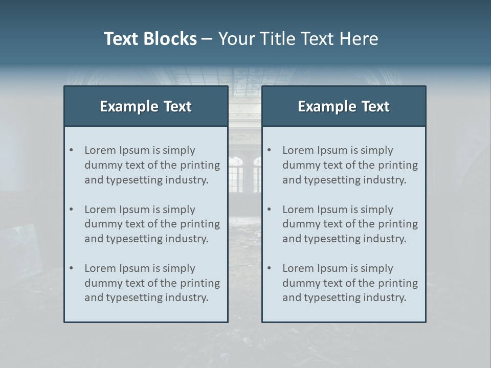 Vintage Broken Surreal PowerPoint Template