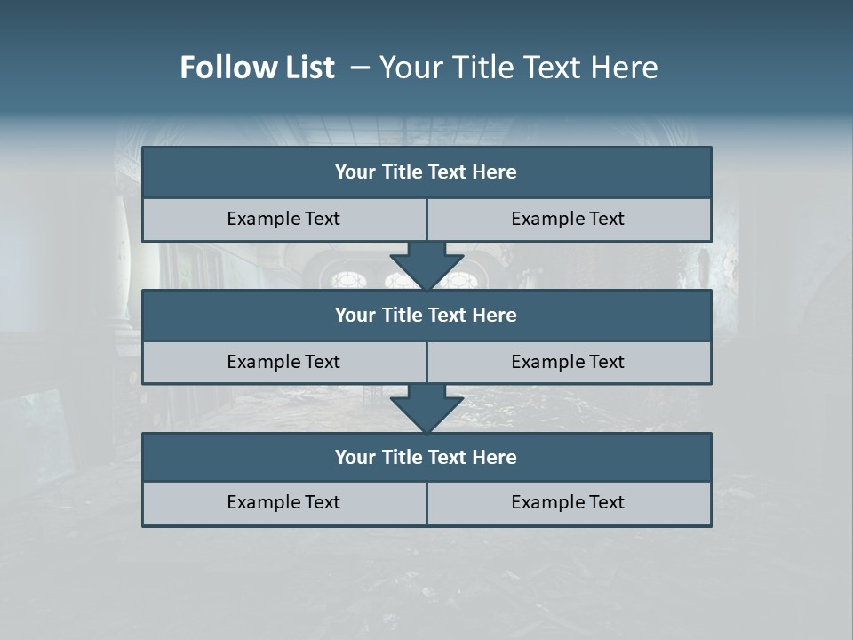Vintage Broken Surreal PowerPoint Template