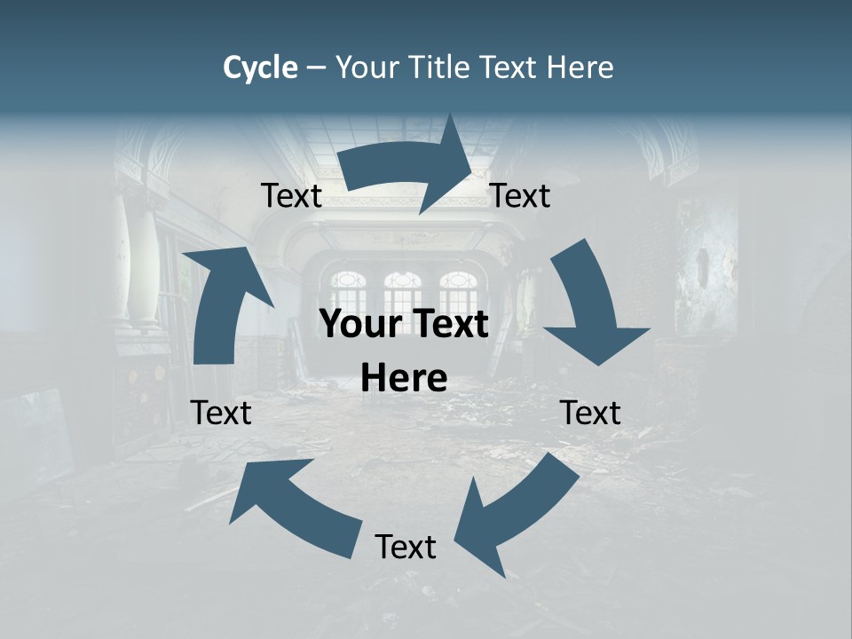 Vintage Broken Surreal PowerPoint Template