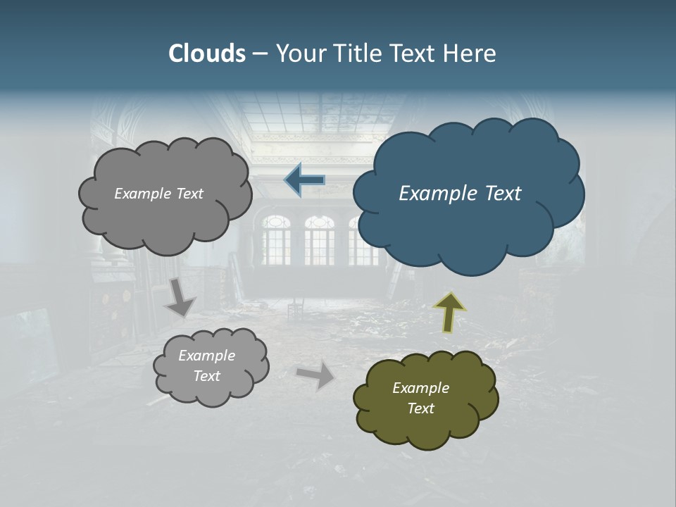 Vintage Broken Surreal PowerPoint Template
